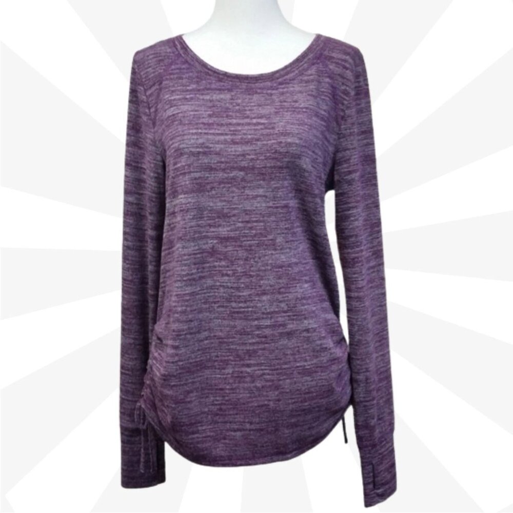 St. John's Bay Sweatshirt Top Size S Long Sleeve Thumb Hole Pullover
